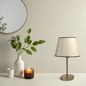 Opviq Stona lampa E27 Socket, Zlatno-Krem