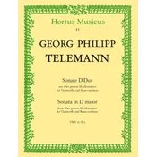 TELEMANN:SONATA D-DUR TWV 41:D 6 VIOLONCELLO AND PIANO