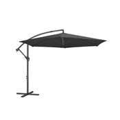 SONGMICS Nadstrešek za senčnik 350 cm sive barve, viseči senčnik, (5000248438)