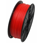 GEMBIRD 3D ABS plastična nit za printere, promjer 1,75 mm, 1 kg, fluorescentna, crvena