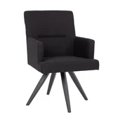 Homestar Zavrtljivi stol TOMSON, temno siv