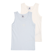 PETIT BATEAU Spodnja majica svetlo modra/volneno bela