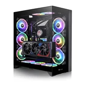 THERMALTAKE Case CTE E600 CA-1Y3-00M1WN-00, crni