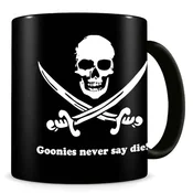 Northix Skodelica za kavo Goonies Never Say Die, 11 oz keramična skodelica