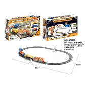 Alltoys Električni komplet vlaka z železniško progo, 17 delov