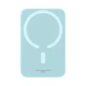 Power bank Baseus Mini Air 20W - 6000mAh z MagSafe in USB-C kablom - blue