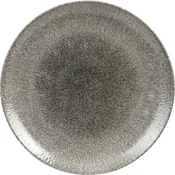 Churchill plitev krožnik Raku Quartz Black 28,8 cm (12 kos)
