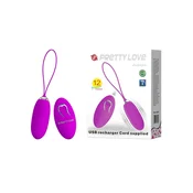 Vibro jaje Pretty Love Joanna, 7.2cm, Ljubičasto