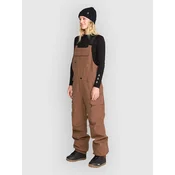 Volcom Creston 3D Stretch Bib ženske hlače desert taupe