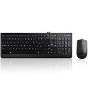 LENOVO 300 žicni set/US/103P/crna tastatura+miš ( GX30M39606 )