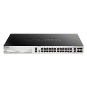 D-Link DGS-3130-30TS/E mrežni prekidac Upravljano L3 Gigabit Ethernet (10/100/1000) Sivo