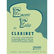 RUBANK ENCORE FOLIO FOR CLARINET AND PIANO