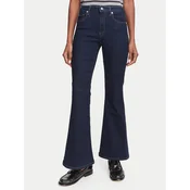 Tommy Hilfiger Jeans hlače Luna WW0WW52185 Mornarsko modra Flare Fit