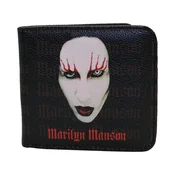 Denarnica Marilyn Manson - Logo/Red Lips - WAMMRED