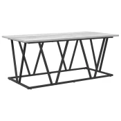 Kava Stol Siva 100 x 50 x 40 cm Projektirano drvo i metal