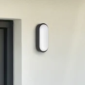 MEGATRON LED-stenna svetilka za zunanjo uporabo Zella Neo XL s senzorjem, črna, - Hodnik - Plastika