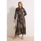 Trendyol Modest Ženska haljina Tctss26Eb00029, Šarena