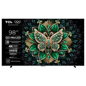TCL 4K QD-Mini LED TV 98C61K, Google TV, 144Hz, Onkyo zvok z Dolby Atmos