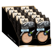 Varčno pakiranje Sheba Classic Soup vrečke 80 x 40 g - z belo ribo