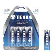 Baterije TESLA AA Silver, 4 kosov