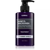 KUNDAL Proteinski regenerator za kosu Honey & Macadamia Protein Treatment Amber Vanilla - 500 ml