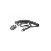 Zebra CBA-RF2-C09ZAR zaporedni kabel Črna 2,8 m RS232 DB9