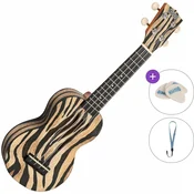 Mahalo MA1ZE Art II Series Basic SET Zebra Soprano ukulele