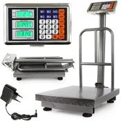 shumee Elektronska skladiščna tehtnica 300 kg, ojačana platformna tehtnica za blago