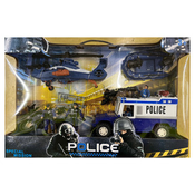 Komplet policijskega vozila in figure
