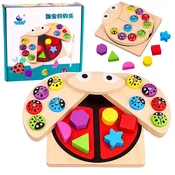 slomart Lesena sestavljanka z magnetno ribiško palico - Biserka LEAN TOYS
