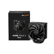be quiet! Pure Rock 3 Black Procesor Hladilnik zraka 12 cm Črna 1 kos(-i)