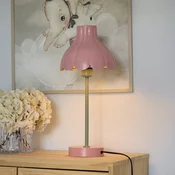 PR Home Namizna svetilka Wera, roza/zelena, višina 47 cm, kovinska - Dnevna soba/jedilnica - rožnata, zelena - Kovina