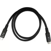 Techly ICOC MUSB40-CMCM08 USB 4.0 USB-C do USB-C Thunderbolt 4 PD M/M 80cm Kabel