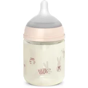 Suavinex Wonderland SX Pro Physiological Anti-Colic Glass steklenička za dojenčke SX PRO +0 SF Pink Bunny 120 ml