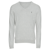 POLO RALPH LAUREN Pulover z dolgimi rokavi SF VN PP-LONG SLEEVE-SWEATER, siva