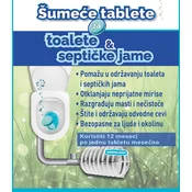 Custom Bio Set Šumecih tableta za septicke jame Fizzi, 6 komada, Plave