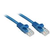 LINDY LINDY 48173 RJ45 omrežni kabel\, Patch kabel CAT 6 U/UTP 2.00 m modra 1 kos, (20419999)