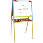 Jeujura Lesena multiaktivna tabla 56x43 cm z dodatki