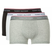 Tommy Hilfiger 3-pack Bokserice 1U87903841 crna bijela siva