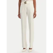 Marella Chino hlače Elica 2613131063 Écru Slim Fit