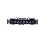 LEGRAND Priključna letev z 8 luknjami, črna IP2xC-8 004852
