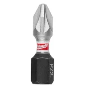 Milwaukee Shockwave vijačni nastavek PZ2 25mm, 3kos