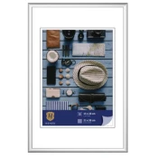 Henzo Okvir za fotografiju 21x29,7 cm, plastika, zidni, srebrni 80509.15 A4