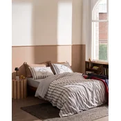 Madame Coco Set Posteljine Olivier, 4 komada, 200x220cm, Sivo-beli