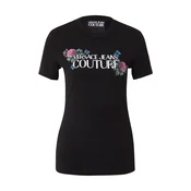 Versace Jeans Couture Majica zelena/roza/črna/bela