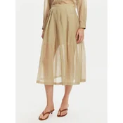 Marella Trapezno krilo Cubano 2513101015 Bež Regular Fit