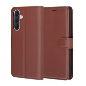 Etui Techsuit Leather Folio za Samsung Galaxy A57 - rjav