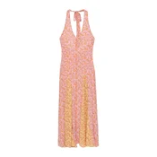 Pull&Bear Poletna obleka rumena / pastelno zelena / oranžna / roza