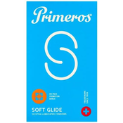 Primeros Soft Glide 12 kos izjemno tanki kondomi z dodatnim lubrikantom
