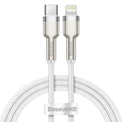 BASEUS podatkovni kabel Cafule USB-C/Lightning PD 20W 1m bel
